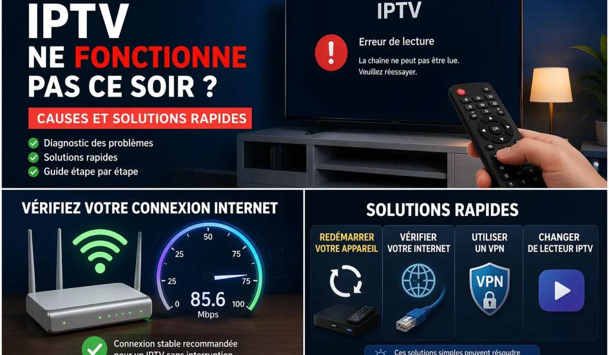 IPTV ne fonctionne pas