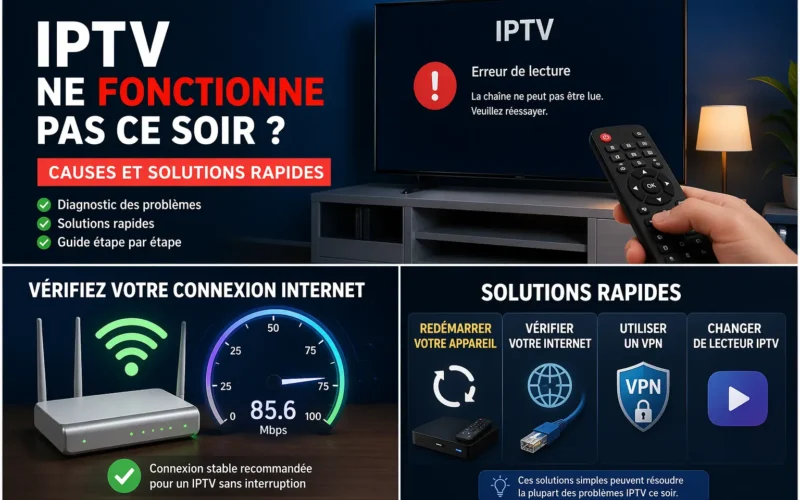 IPTV ne fonctionne pas